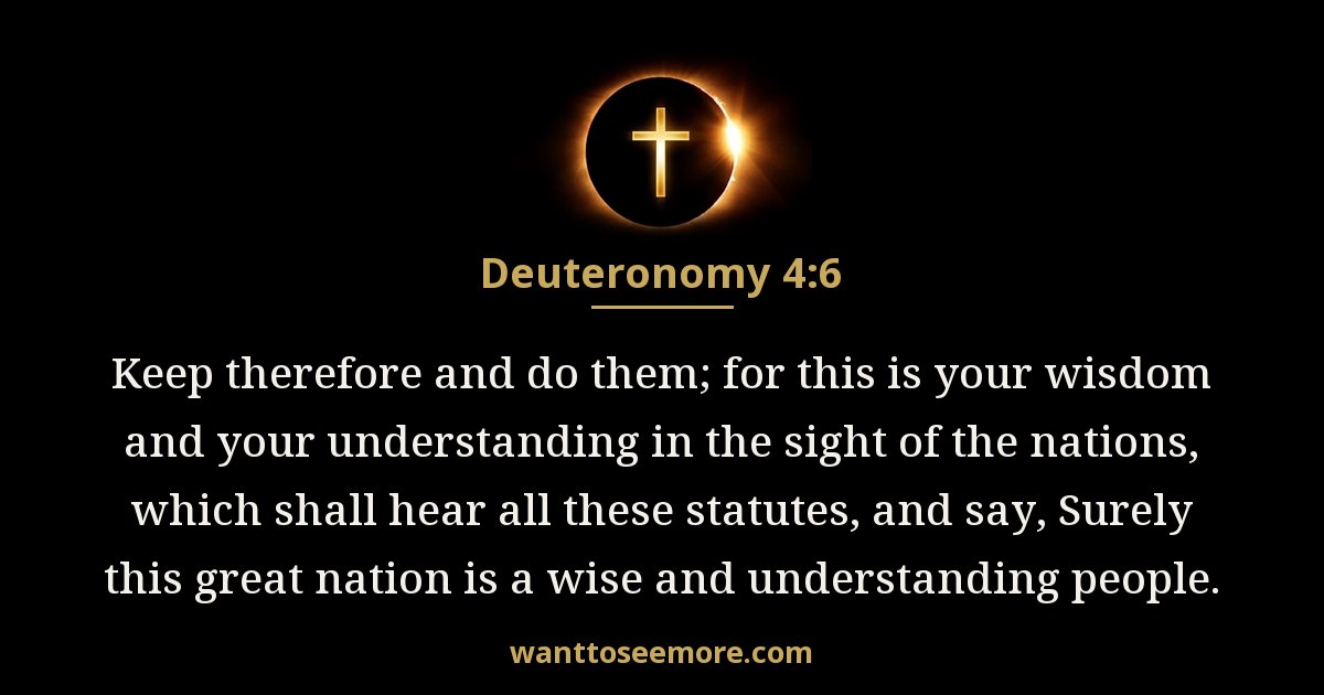 Deuteronomy 4:6
