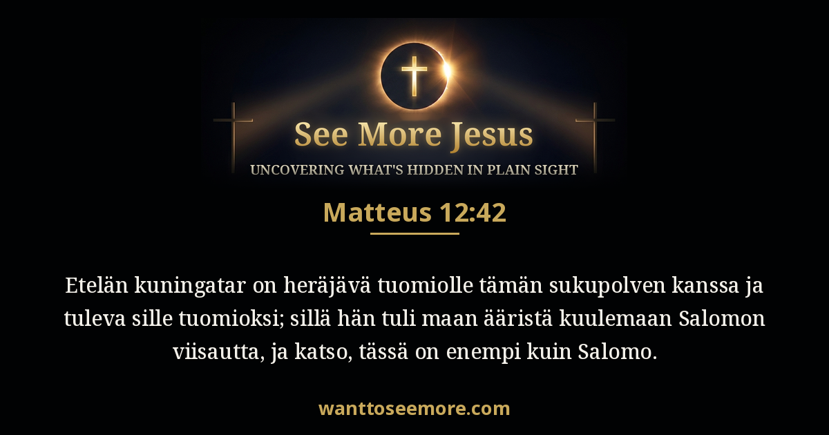 Matthew 12:42