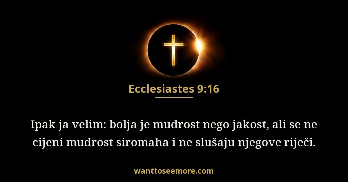 Ecclesiastes 9:16