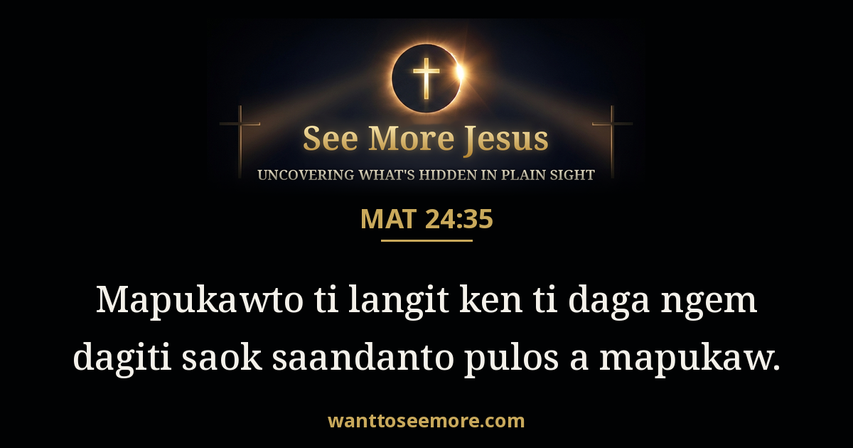 Matthew 24:35