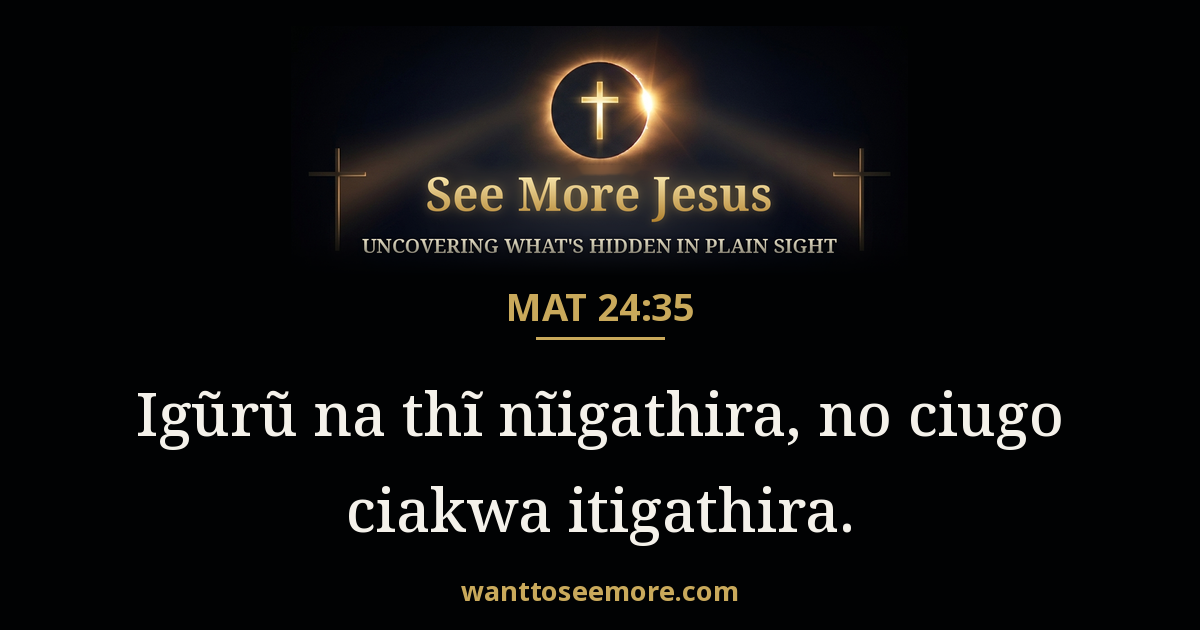 Matthew 24:35