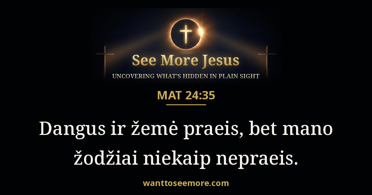 Matthew 24:35