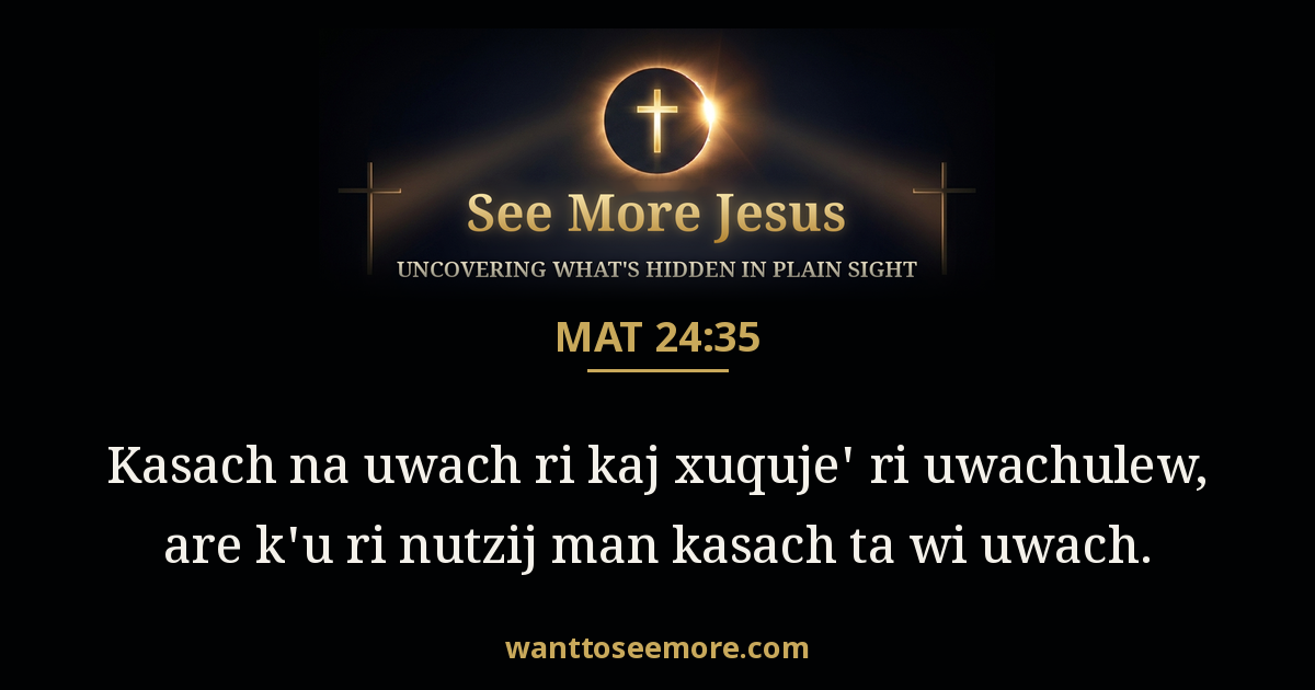 Matthew 24:35