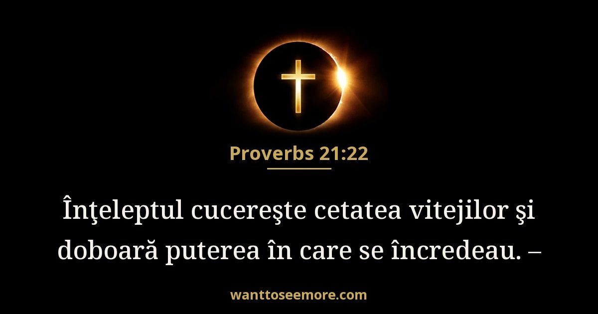 Proverbs 21:22