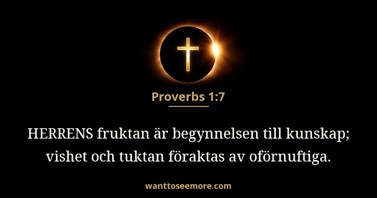 Proverbs 1:7