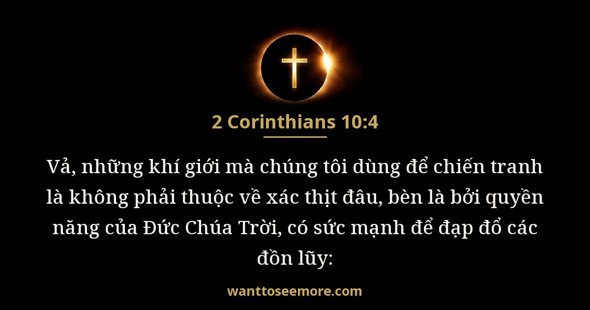 2 Corinthians 10:4