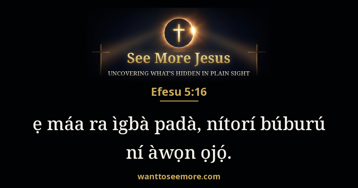 Ephesians 5:16