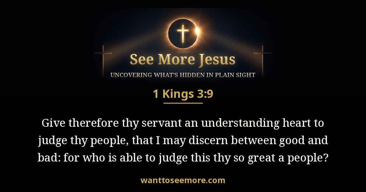 1 Kings 3:9
