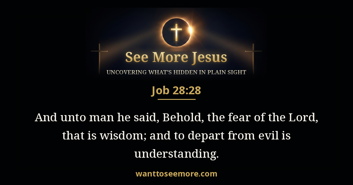 Job 28:28