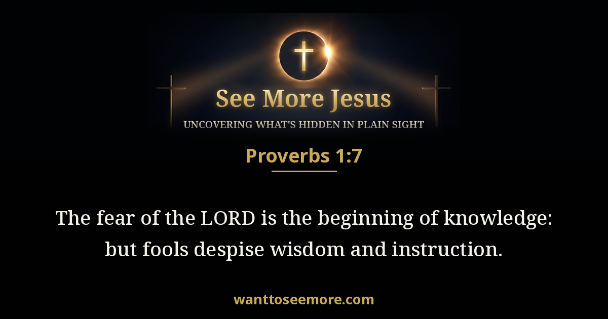 Proverbs 1:7