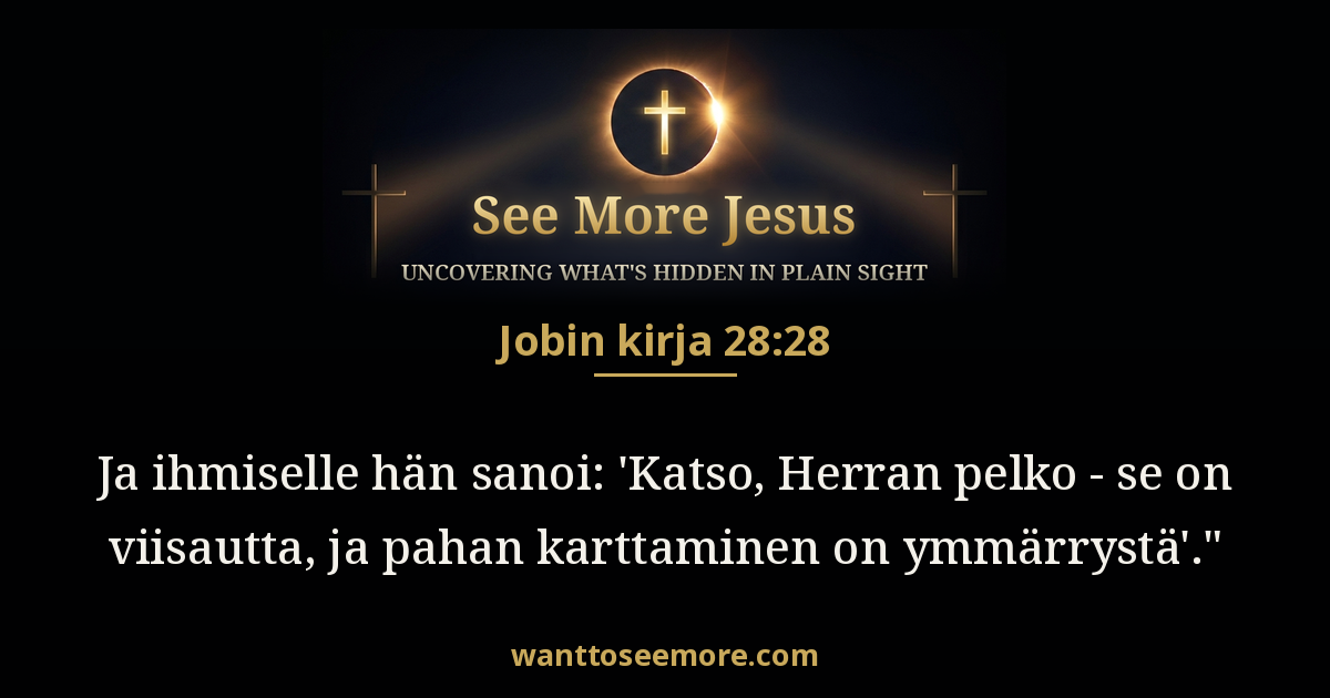 Job 28:28
