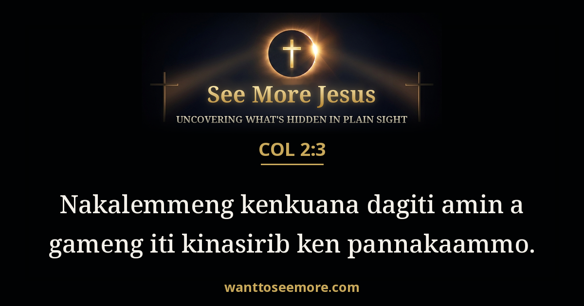 Colossians 2:3