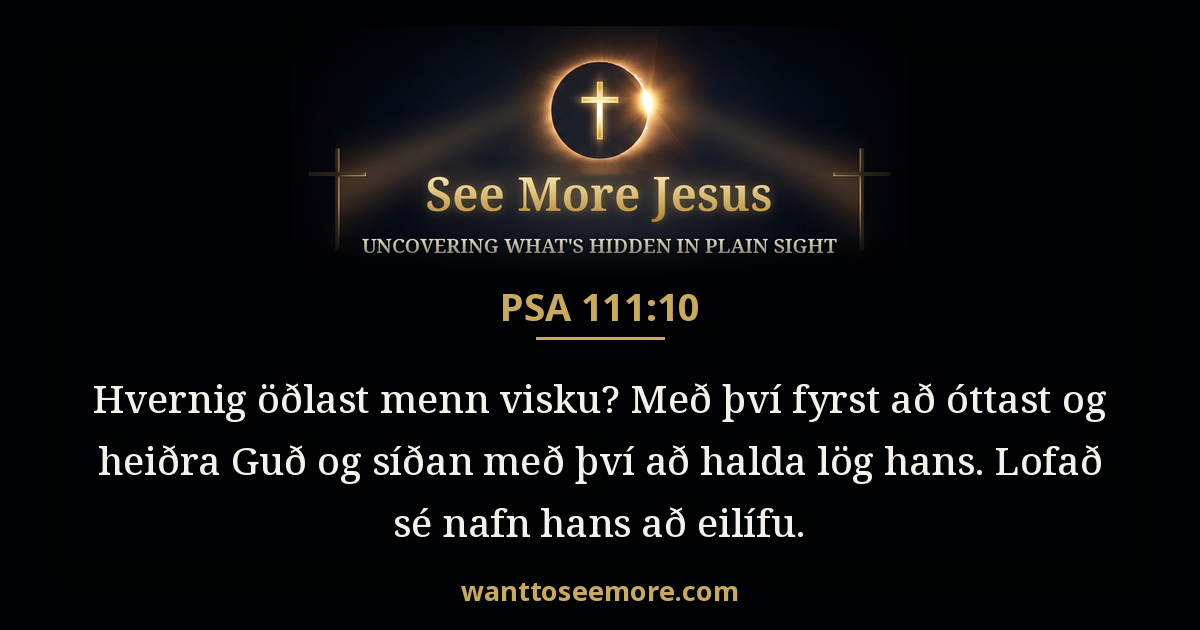 Psalms 111:10