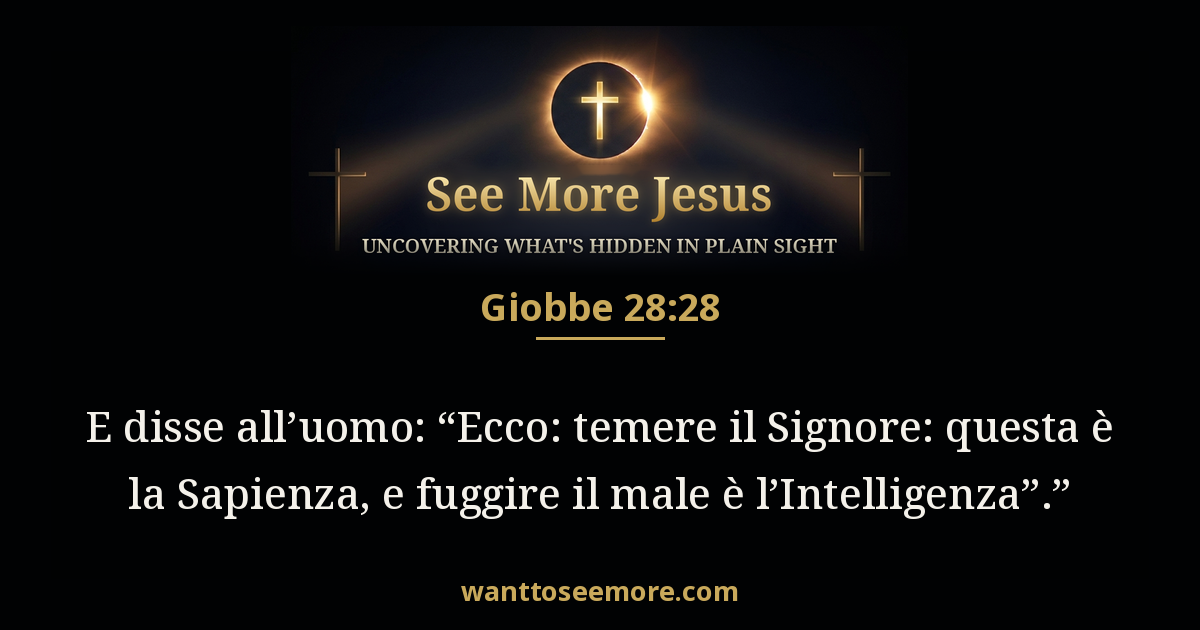 Job 28:28