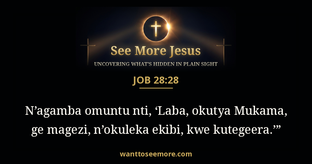 Job 28:28