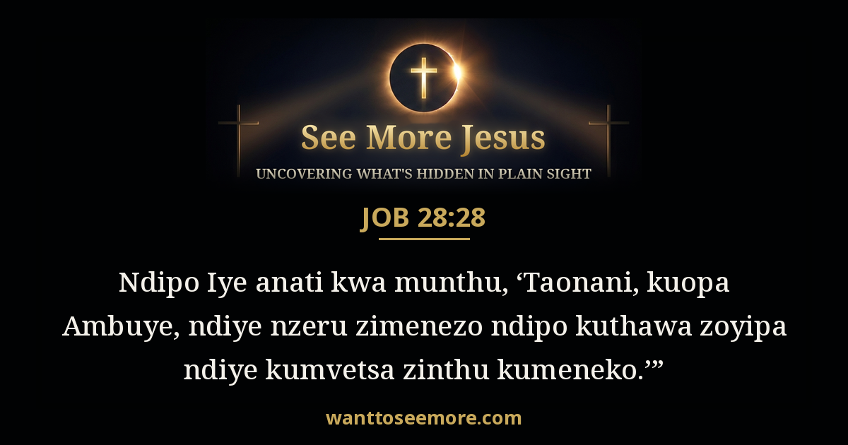 Job 28:28