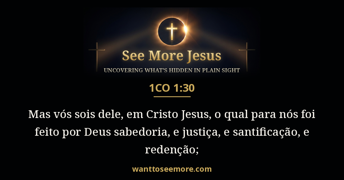 1 Corinthians 1:30