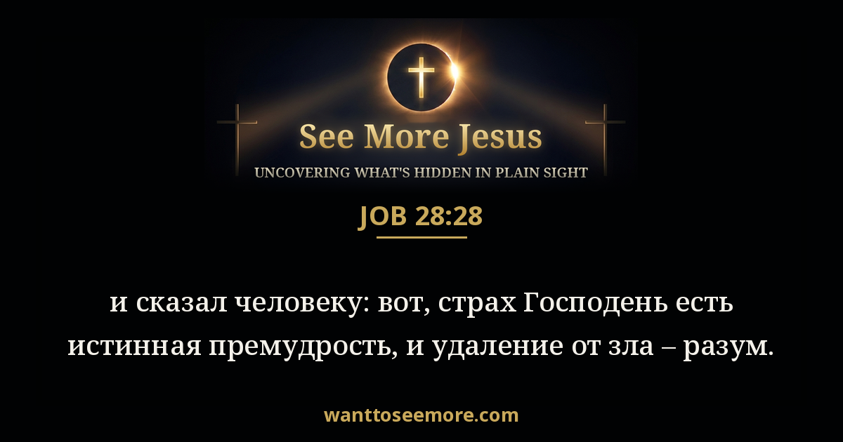 Job 28:28