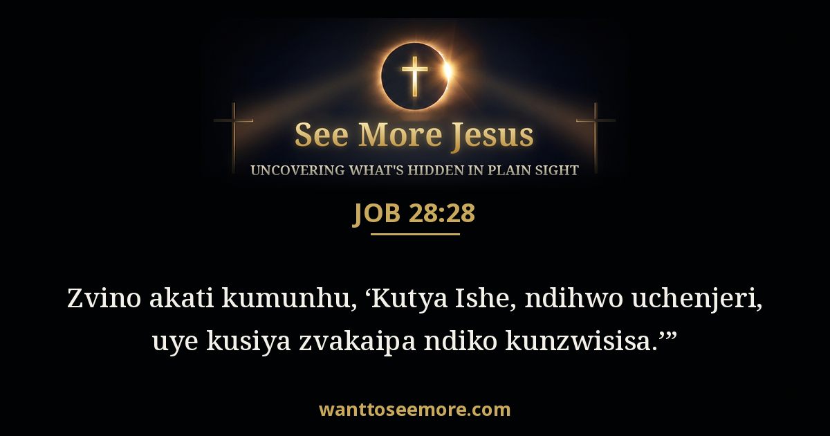 Job 28:28