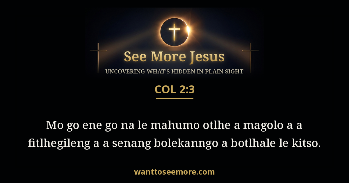 Colossians 2:3