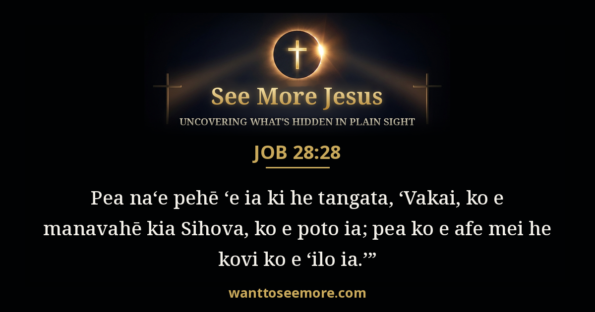 Job 28:28