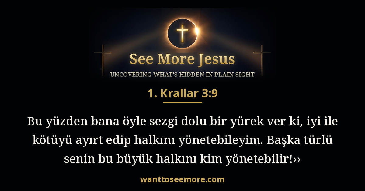 1 Kings 3:9