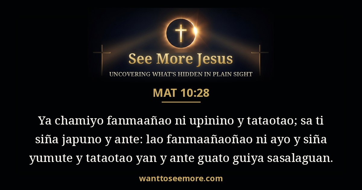 Matthew 10:28