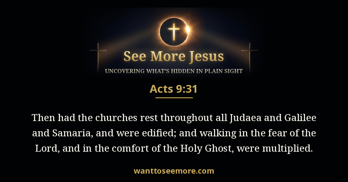 Acts 9:31