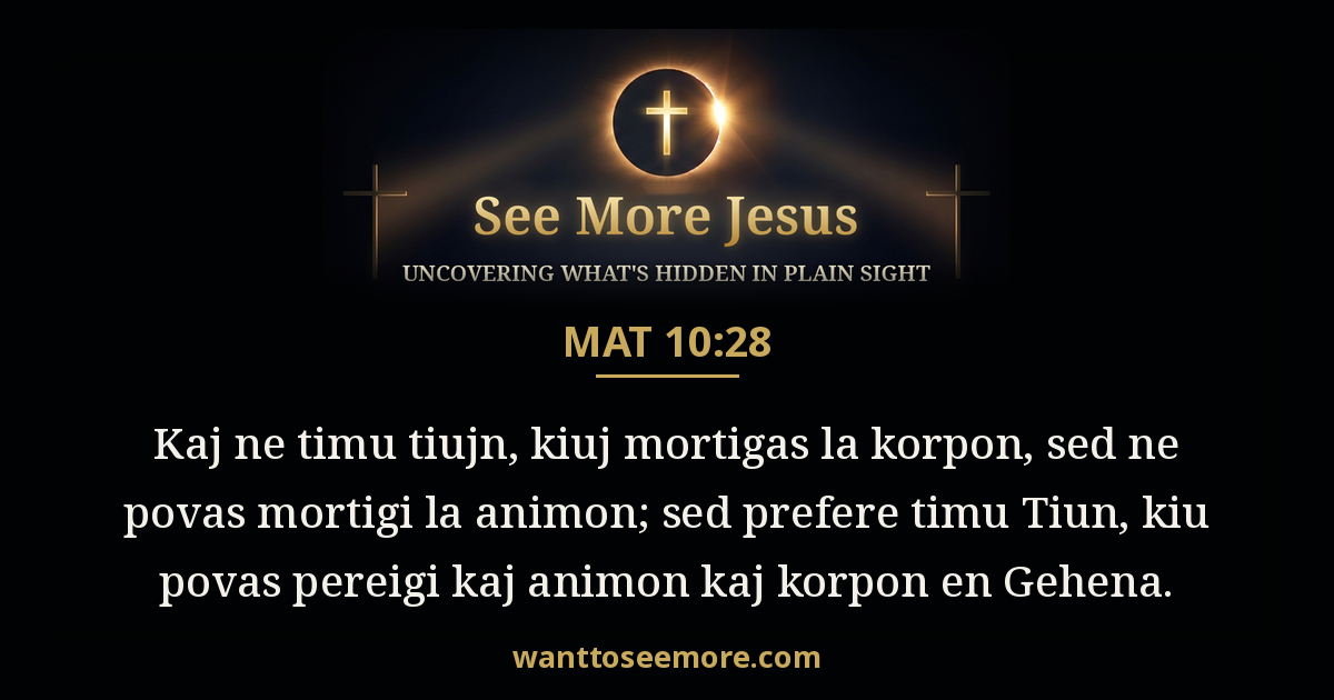 Matthew 10:28