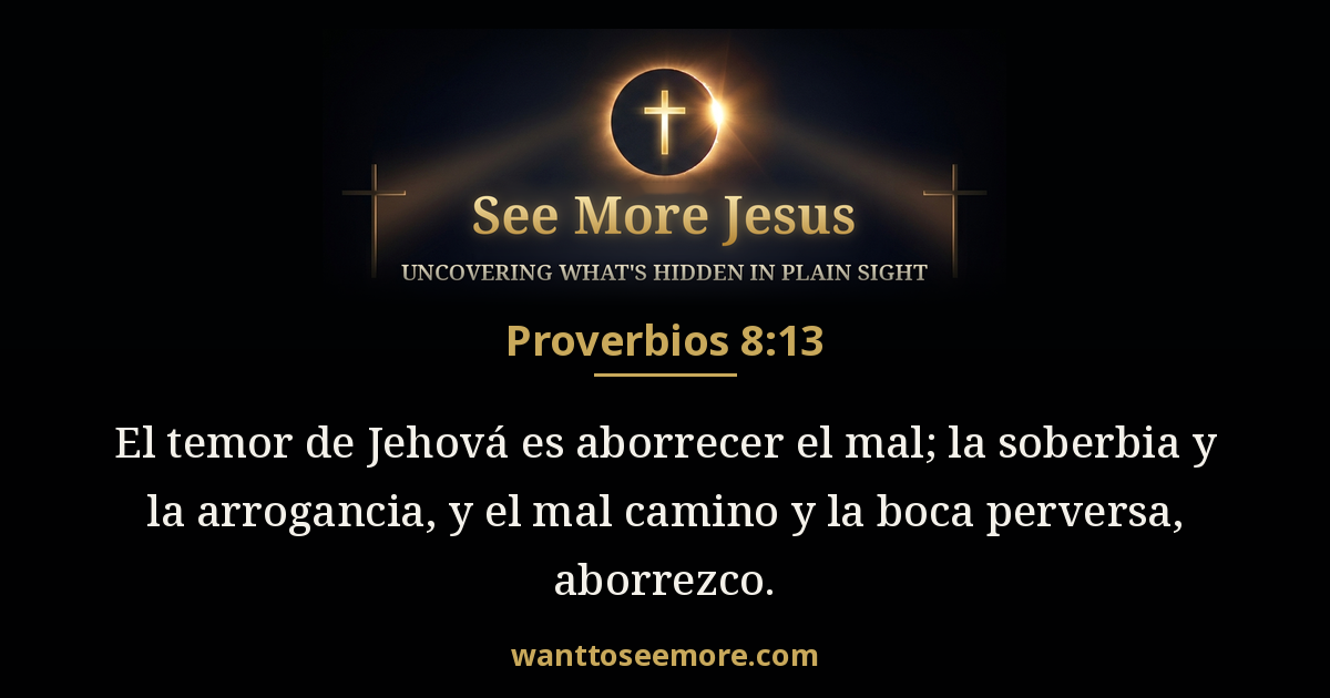 Proverbs 8:13