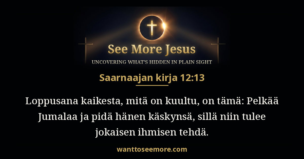 Ecclesiastes 12:13