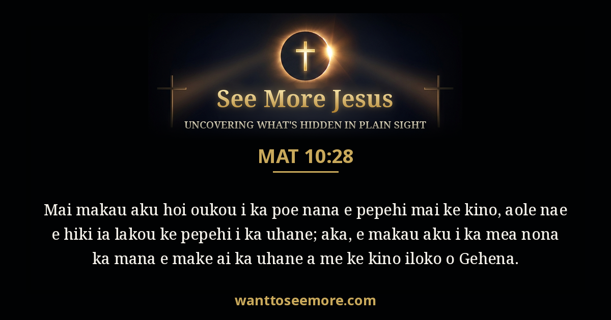 Matthew 10:28