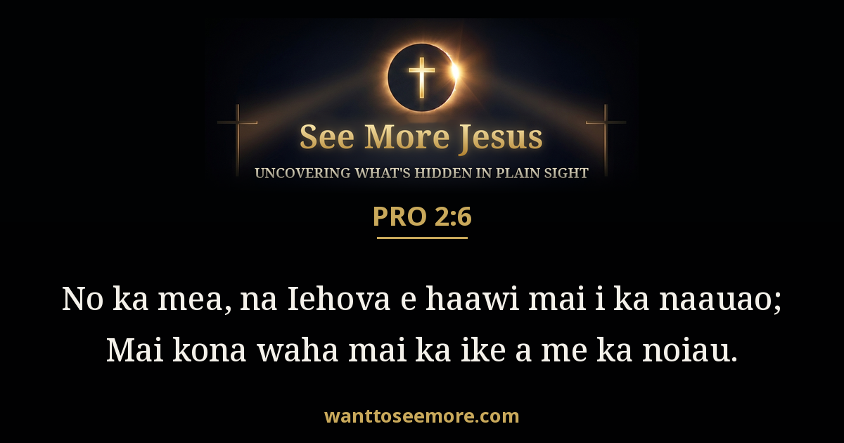 Proverbs 2:6