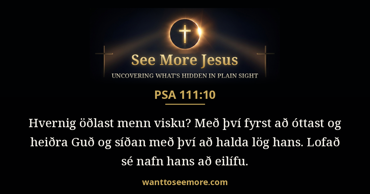 Psalms 111:10