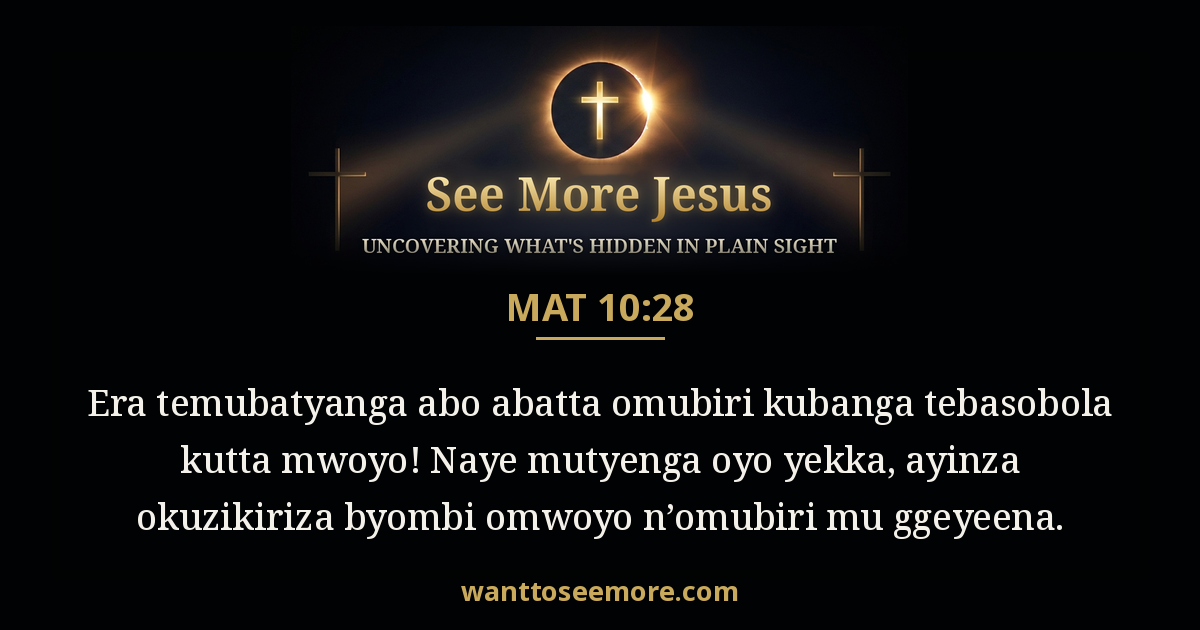 Matthew 10:28
