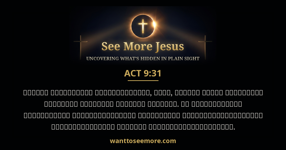 Acts 9:31