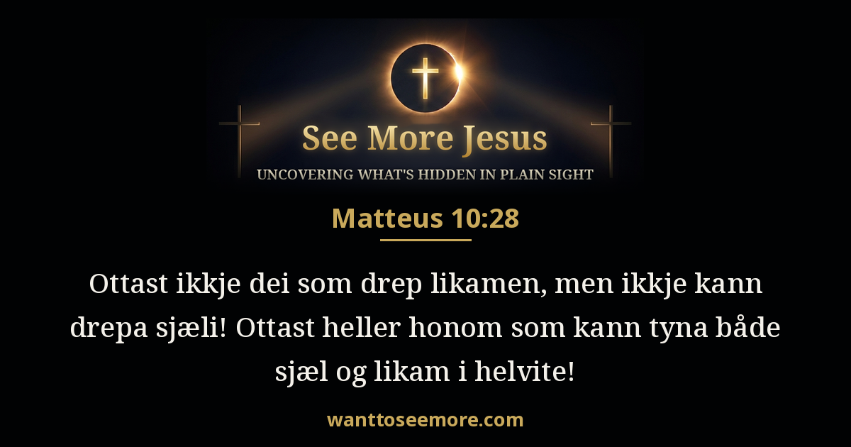 Matthew 10:28