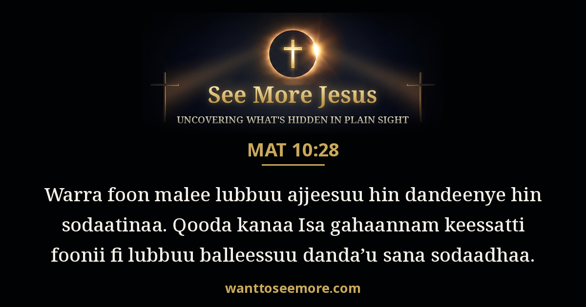 Matthew 10:28
