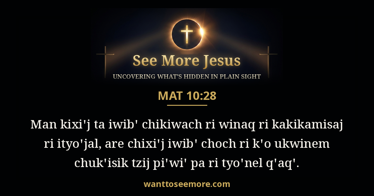 Matthew 10:28