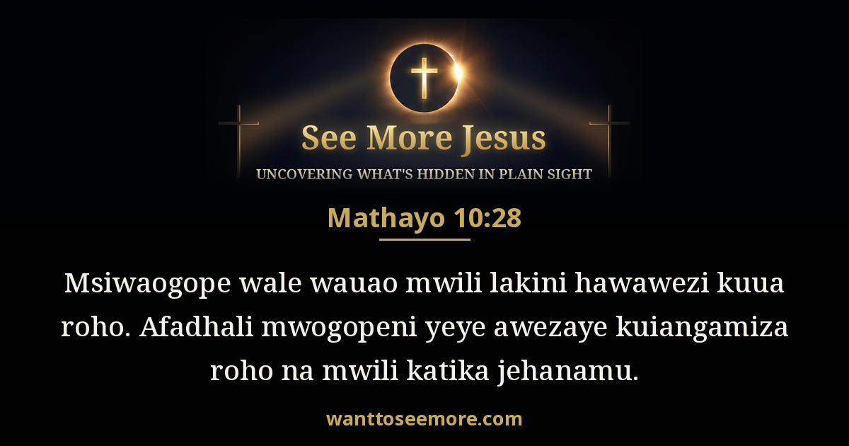 Matthew 10:28